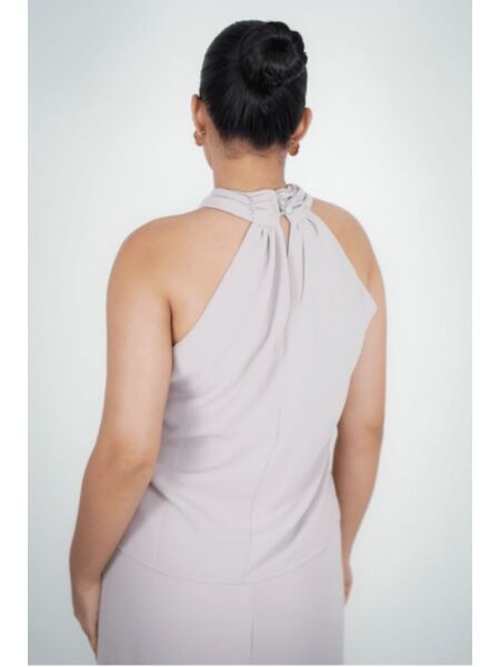 Blusa Frente Única Darc Bege Claro