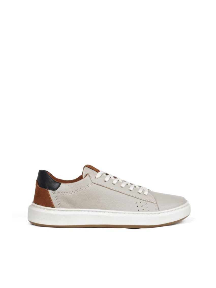 Sapatênis Casual Piccirilly Off White