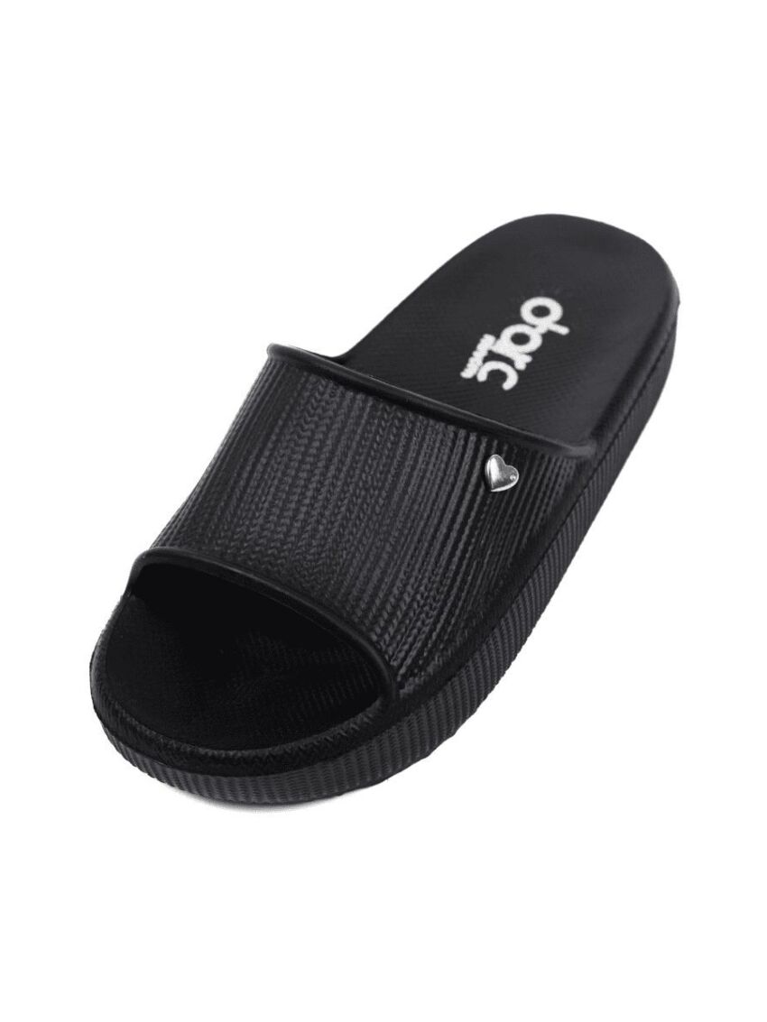 Chinelo Slide Darc Nuvens Preto