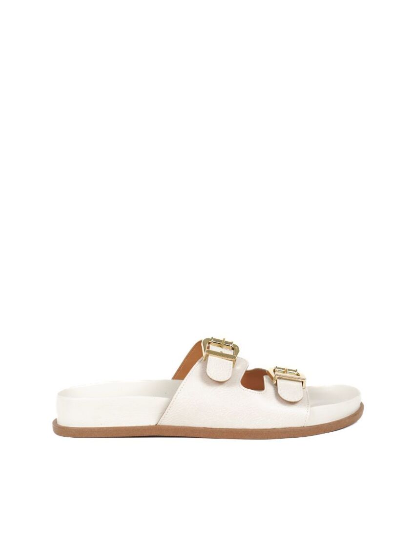 Sandália Papete Birken Vizzano Branco