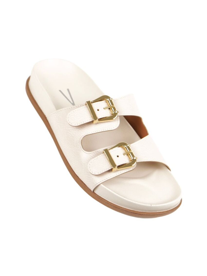 Sandália Papete Birken Vizzano Branco