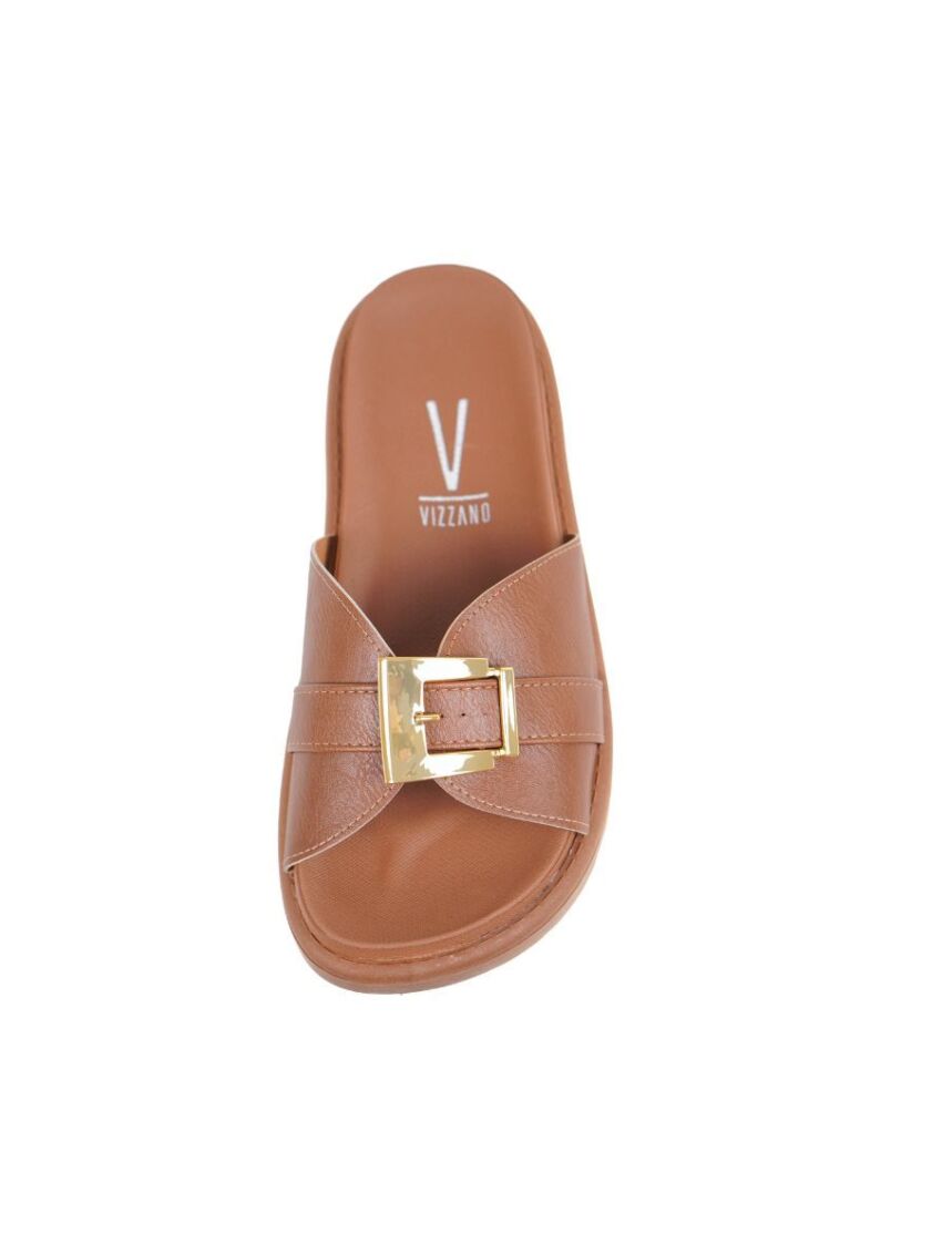 Rasteira Slide Vizzano Mocca