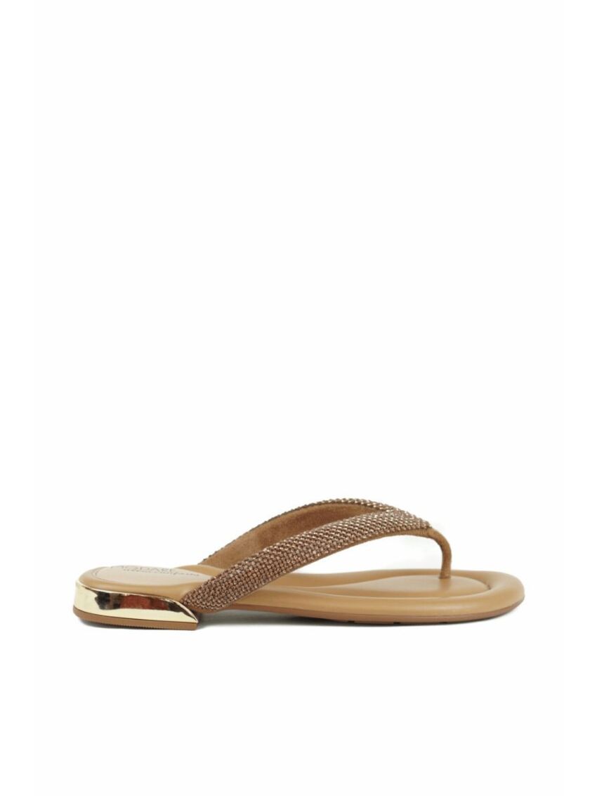 Chinelo Rasteira Modare Bege