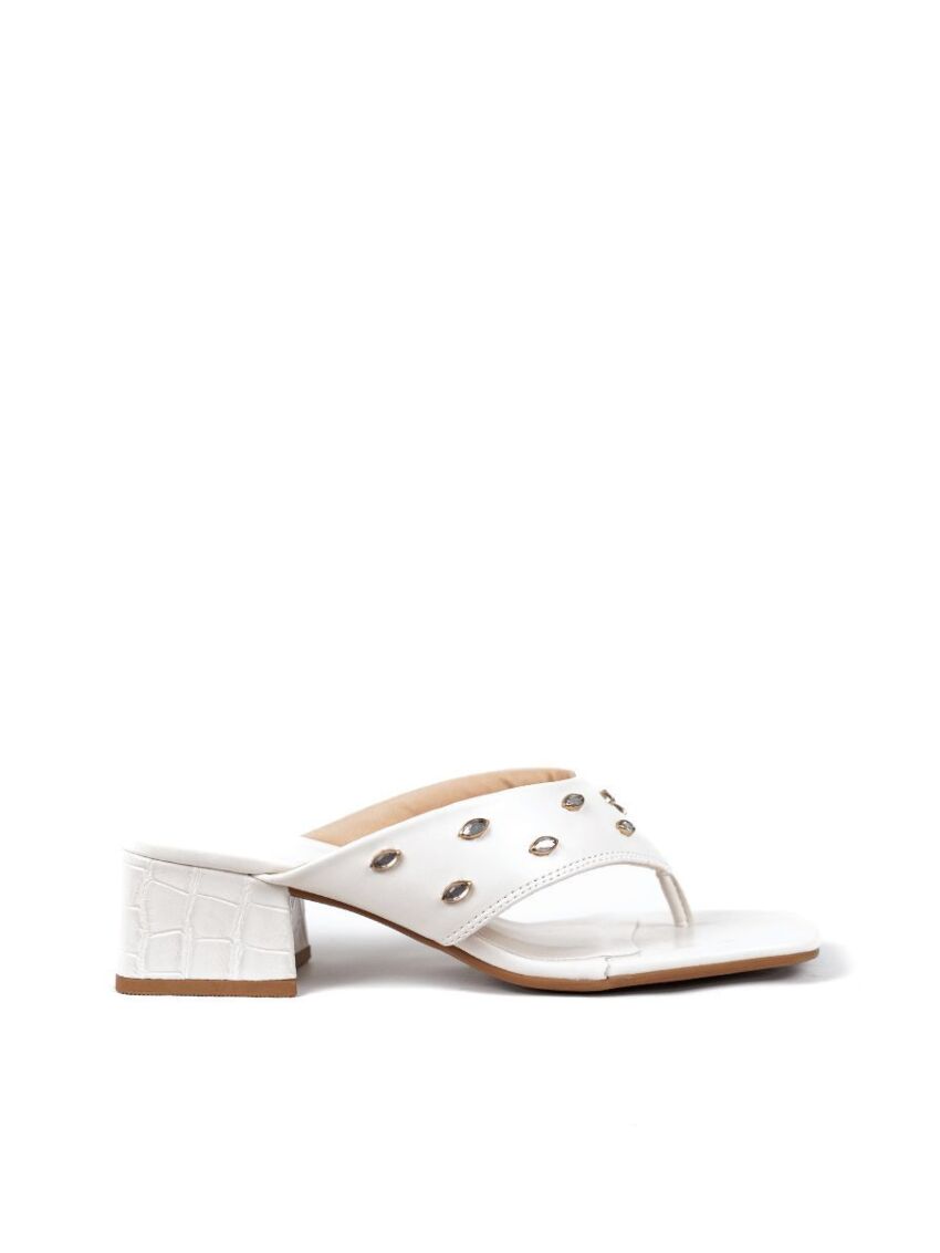 Tamanco Flip-Flop Darc Off White
