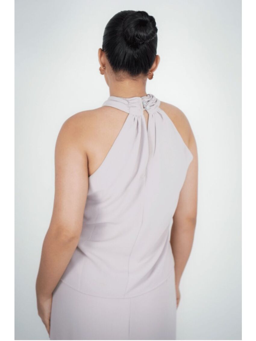 Blusa Frente Única Darc Bege Claro