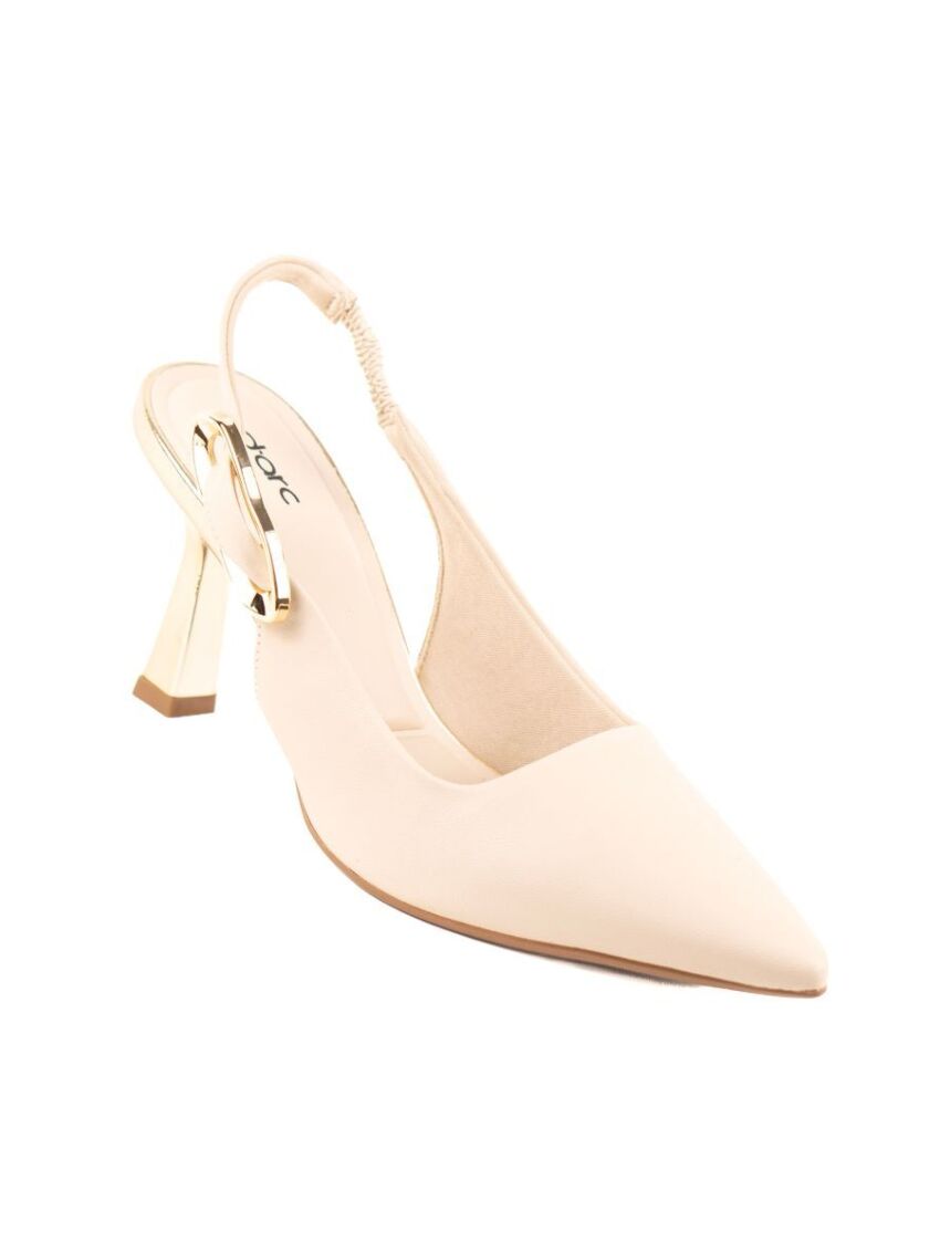 Slingback Salto Médio Darc Aveia