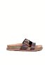 Chinelo Slide Beira Rio Chocolate