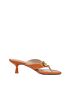 Tamanco Flip-Flop Salto Baixo Beira Rio Terracota