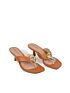 Tamanco Flip-Flop Salto Baixo Beira Rio Terracota
