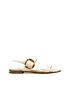 Sandália Rasteira Darc Marfim