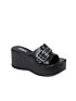 Tamanco Flatform Darc Preto