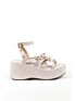 Sandália Plataforma Darc Off White