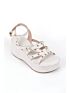 Sandália Plataforma Darc Off White