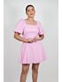 Vestido Curto Thayla Rebeca Off White