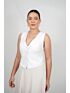 Colete Alfaiataria Thayla Rebeca Off White