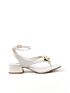 Sandália Flip-Flop Salto Baixo Bloco Darc Off White