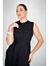 Vestido Chemise Midi Darc Preto