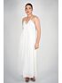 Vestido Longo Alça Darc Bege Claro