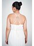 Vestido Longo Alça Darc Bege Claro