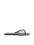 Chinelo Rasteira Darc Fume/Preto