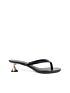 Tamanco Flip Flop Salto Baixo Darc Sara Preto